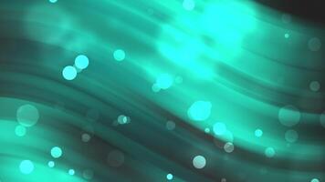 vätska kricka vågor med lysande bokeh lampor i abstrakt rörelse video