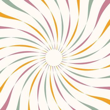 a colorful abstract background with a sunburst vector