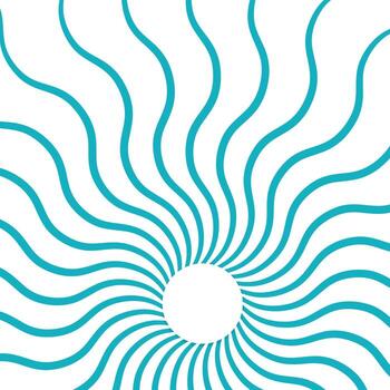 retro swirl background with wavy. vintage sunburst style with curved radial lines. perfect for pop art, poster design, and creative projects. vector