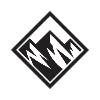 Graphic Displaying a Clean Modern Geometric Design with Balanced Composition vector