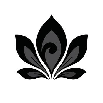 pulcro gráfico de un resumen fluido forma con suave moderno curvas vector