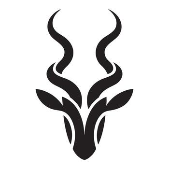 minimalista negro silueta de curvo angular forma en negrita artístico diseño vector