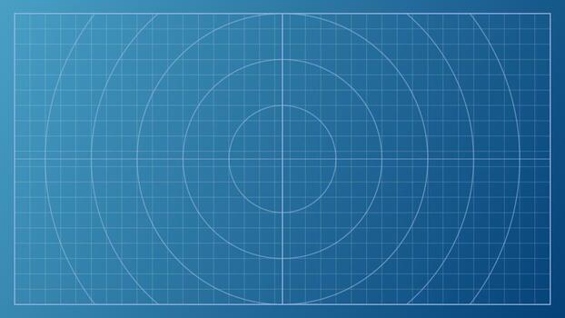 Blue paper blueprint background with precise graph grid. This blueprint bg is suitable for architecture charts, project plans, and CAD design layouts. vector