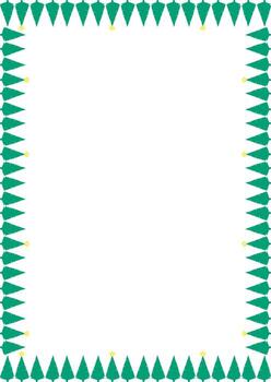 linda sencillo Navidad árbol marco. naturaleza modelo a escribir texto asunto. bebé ducha diseño vector