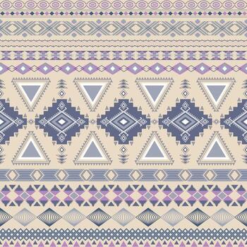 Seamless pattern, tribal striped. Geometric aztec background. Can be used in fabric design for making of clothes, accessories, creating decorative paper, wrapping vector