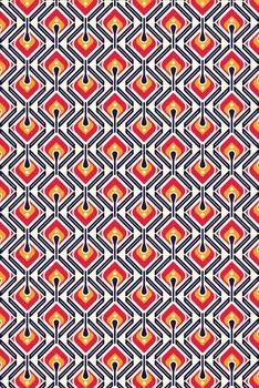 Repeat Shape Pattern Decorative vector