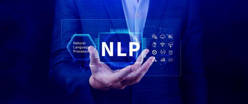 NLP concept, natural language processing, neural network, nlp coaching, neuro linguistic programming, AI Artificial intelligence, data science. photo