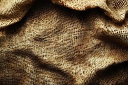 A close up of a fabric with a brown background photo