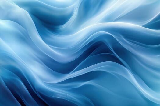 Abstract blue wave background photo