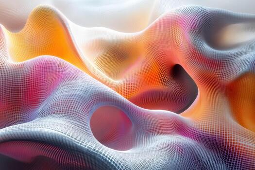 Abstract background with colorful shapes photo