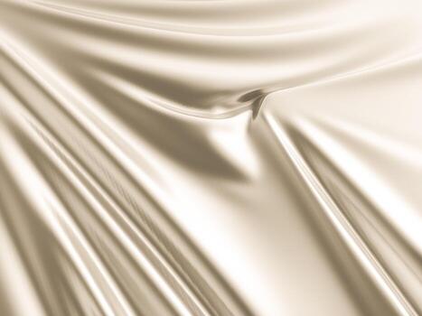 Elegant smooth silk fabric with a subtle sheen and flowing texture. photo