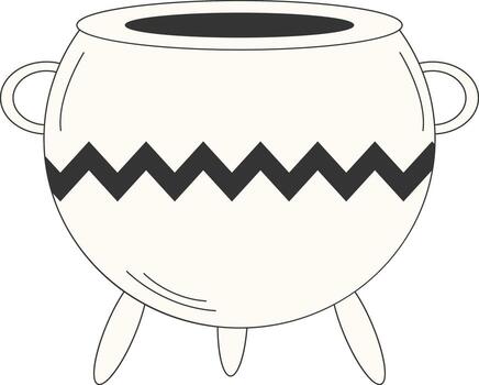 Mystical Celestial Element with Simple Design vector