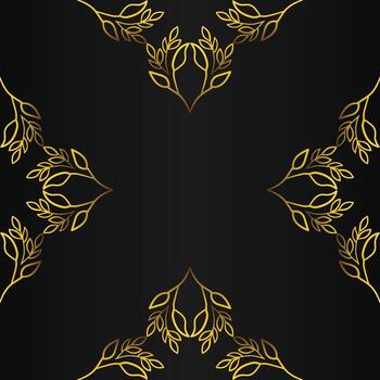 Decorative Gold Frame Pattern vector