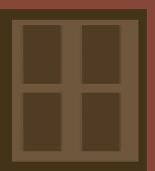 Classic window design element vector