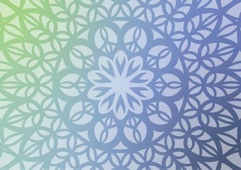 mandala degradado flor centrar resumen antecedentes vector