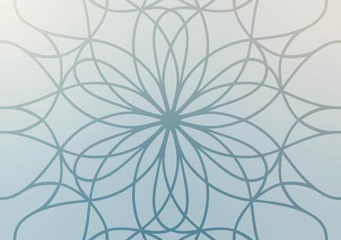 Abstract mandala gradient geometry background vector