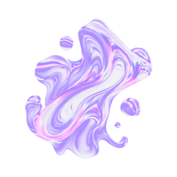 iridiscente resumen degradado holográfico degradado formas 3d elemento png