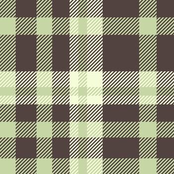 elegante apagado verde y marrón tartán modelo. Perfecto para textil diseño, vestir, o sitio web antecedentes. sutil textura agrega visual interés, transporte un sentido de calma y sofisticación. vector