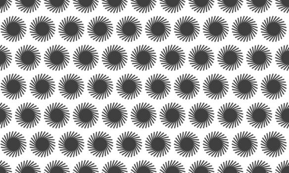 resumen escala de grises modelo de arremolinándose círculos, ideal para sitio web antecedentes, textil huellas dactilares, o moderno gráfico diseño proyectos el hipnótico, repetitivo diseño evoca movimiento y energía. vector