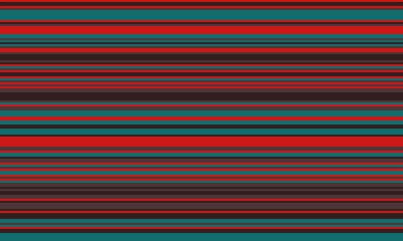 Striking horizontal stripes in rich reds, deep teal, and dark browns create a captivating abstract pattern. vector