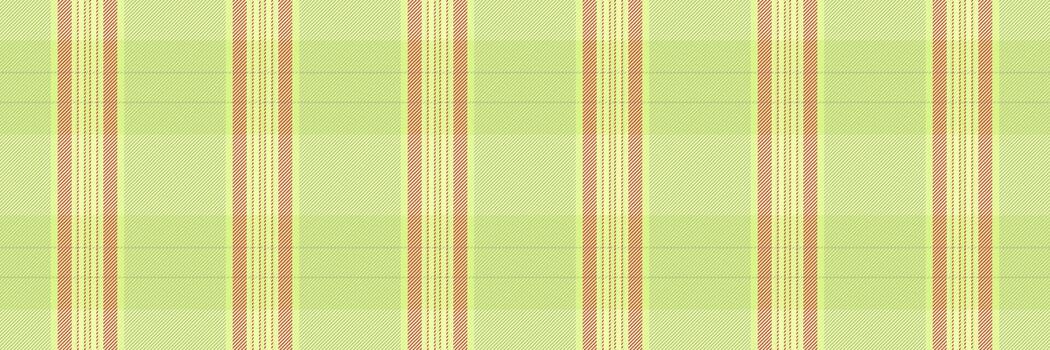 Wrapping seamless background check, improvement pattern fabric textile. Yard plaid tartan texture in lime and red colors. vector