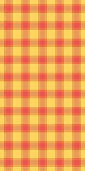 Vibrant yellow and orange gingham check pattern. Perfect for backgrounds, textiles, or website design. This cheerful, retroinspired texture evokes feelings of warmth and summer. vector