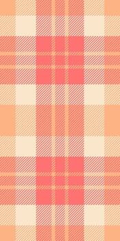 Elegant coral and peach plaid pattern. Perfect for textile design, fashion, websites, and branding. A versatile, soft texture evokes warmth and comfort. Ideal for autumnal or spring themes. vector