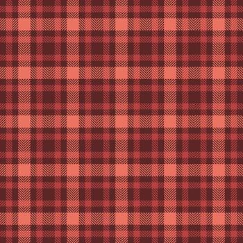 Customer textile seamless tartan, panel check plaid . Harvest fabric pattern background texture in red color. vector