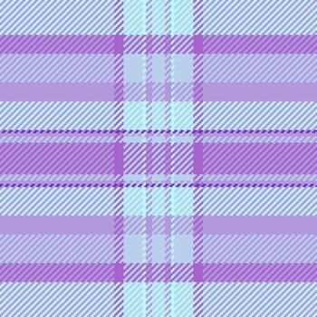 Overlayed background seamless check, cell pattern tartan. Exotic plaid texture textile fabric in violet and light colors. vector