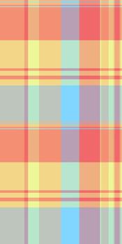 Vibrant pastel plaid pattern, perfect for textile designs, website backgrounds, or cheerful branding. This cheerful, soft checkered texture evokes feelings of springtime and optimism. vector