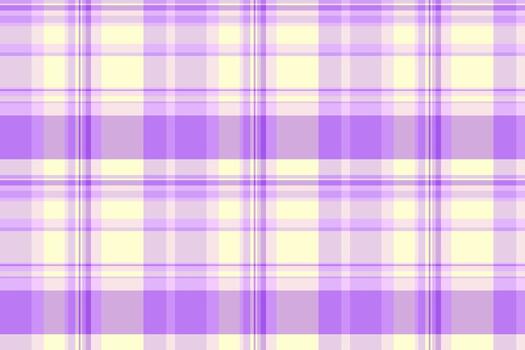 Soft pastel purple and yellow plaid pattern. Perfect for textile design, website backgrounds, or scrapbooking projects. This delicate, repeating texture evokes feelings of serenity and femininity. vector