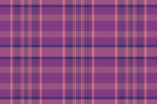 Classic tartan pattern. Elegant checkered design in purple hues. Ideal for backgrounds, fabrics, or modern textile projects. Versatile texture. vector