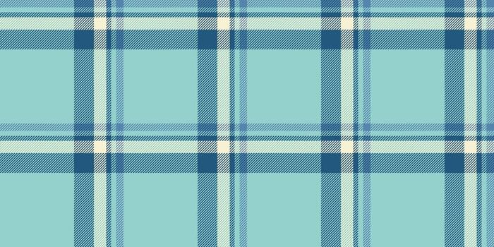 Serene aqua and navy plaid pattern. Perfect for textile design, website backgrounds, or fashion projects. This calming, repeating texture evokes feelings of tranquility and sophistication. vector