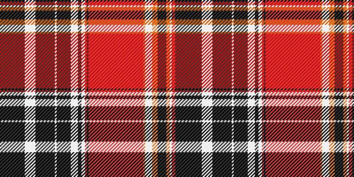 Vibrant red, black, and white plaid pattern. Perfect for autumnal designs, textile projects, or adding a touch of rustic charm to your work. vector