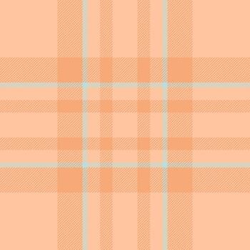 Subtle tartan pattern in peach hues with light blue accent stripes. Classic and versatile design for backgrounds, textiles, and digital projects. vector