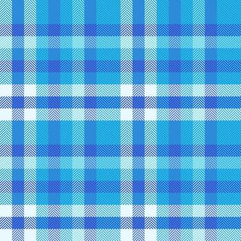 Cool blue and white herringbone plaid pattern. Versatile textile design ideal for fashion, home decor, or website backgrounds. Subtle texture adds visual interest. vector