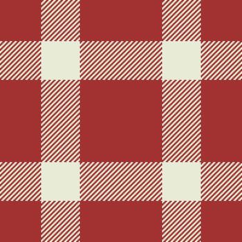 rústico rojo y crema tartán modelo. Perfecto para textil diseños, sitio web antecedentes, o estacional proyectos esta texturizado, como tejido diseño evoca sentimientos de calor y comodidad. vector
