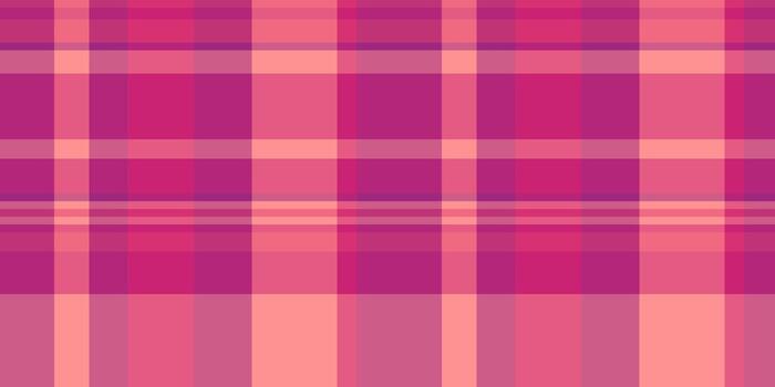 Elegant pink and coral plaid pattern. Perfect for textile design, fashion, websites, or as a stylish background. Subtle color variations create visual interest. vector