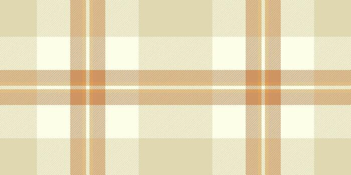 Subtle beige and tan plaid pattern. Perfect for textile designs, website backgrounds, or crafting projects. Evokes feelings of warmth, comfort, and understated elegance. vector