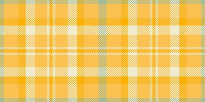 Warm, sunny yellow and cream plaid pattern. Perfect for textile design, website backgrounds, or crafting projects. This cheerful, optimistic texture evokes feelings of warmth and comfort. vector