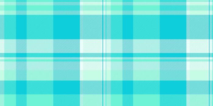 Seamless turquoise and mint green plaid pattern. Perfect for backgrounds, textiles, website design, and crafting projects. This fresh, pastel design evokes feelings of summer, calmness, and serenity. vector