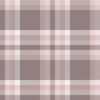 Elegant herringbone plaid pattern in soft pink and taupe. Perfect for textile design, apparel, website backgrounds, or crafting projects. vector