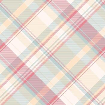 elegante pastel tartán modelo. suave, apagado tonos crear un calmante, sofisticado diseño ideal para textiles, sitio web antecedentes, o papelería. vector