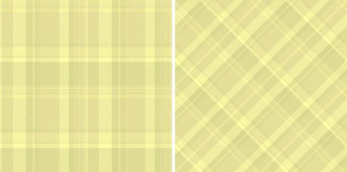 Elegant pastel plaid patterns, perfect for textile design, fashion, or website backgrounds. Two variations classic vertical and dynamic diagonal stripes offer versatile design options. vector