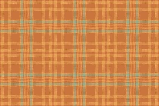 calentar otoñal tartán modelo en terroso naranja y apagado verde azulado tonos Perfecto para textil diseño, temática de otoño proyectos, o creando un rústico, acogedor estético. vector