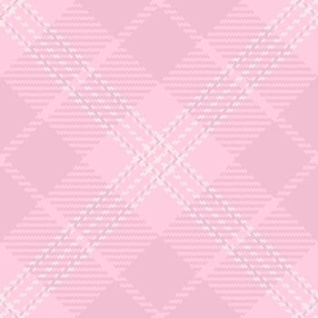 Delicate pink plaid pattern. Perfect for textile designs, wrapping paper, or feminine branding. Subtle texture adds visual interest. A soft, romantic aesthetic for various applications. vector
