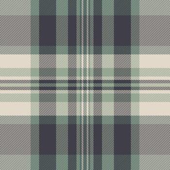Sophisticated neutral plaid pattern. Elegant sage green, cream, and charcoal gray tones create a versatile design ideal for textile projects, website backgrounds, or fashion presentations. vector