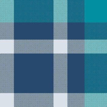 Cool teal and navy blue plaid pattern. Perfect for textile design, website backgrounds, or fashion projects. The subtle texture adds depth and visual interest. vector