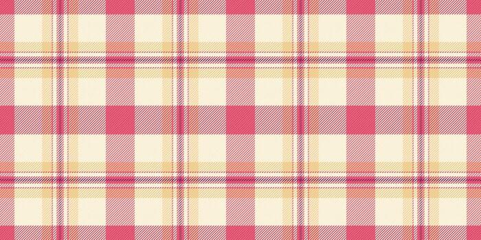 elegante rosado y beige tartán modelo. Perfecto para textil diseño, sitio web antecedentes, o elaboración proyectos esta sin costura textura evoca un sensación de calor y sofisticación. vector