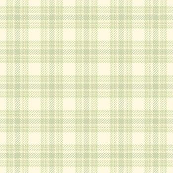 elegante pálido verde y crema tartán modelo. sutil textura evoca un sentido de calma y sofisticación. ideal para textil diseño, sitio web antecedentes, o papelería. vector